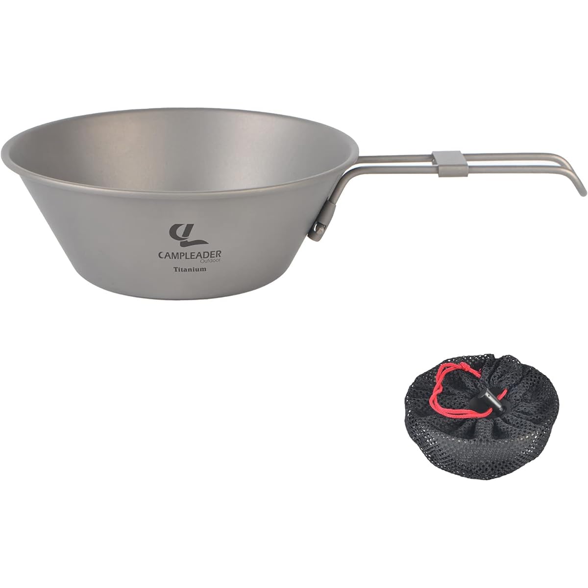 Sierra Cup Titanium Camping 300ml Scale on the inside Folding handle Open flame Anti-fingerprint treatment Ultra lightweight 50g Easy to carry Storage bag included Titanium bowl Outdoor mug Cooking utensil BBQ