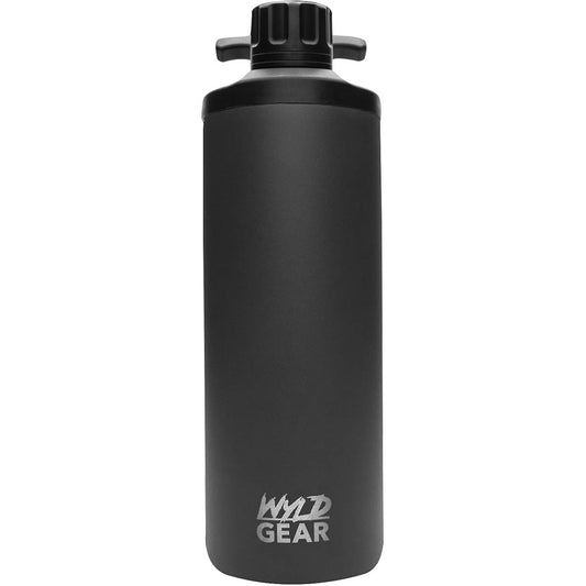 Wild Gear WYLD GEAR Mug Bottle Double Wall Ergonomically Designed Handle Cold Warm 18oz 532ml Gray