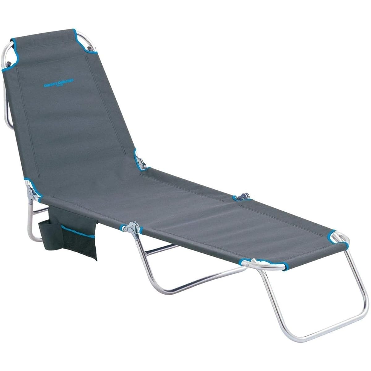 [Campers Collection Yamazen] Cot Simple Bed Camping Outdoor Foldable Easy Setup Reclining Compact Camping Bed C272-4 (Beige/Brown/Gray/Ivory)