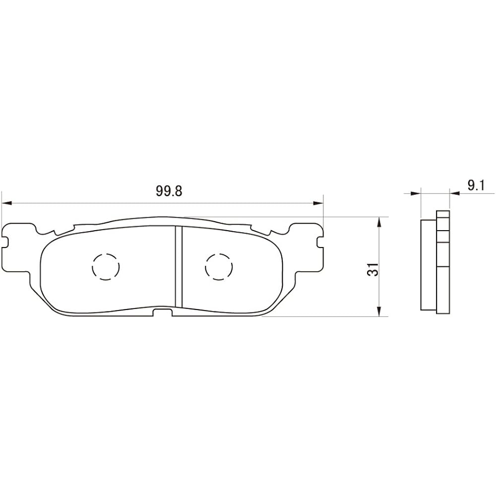 Daytona Motorcycle Brake Pad Hyper Sintered Pad (Sintered Metal Pad) Tricker (04-18) Sero (05-20) etc. 72445 Thread No.: 37