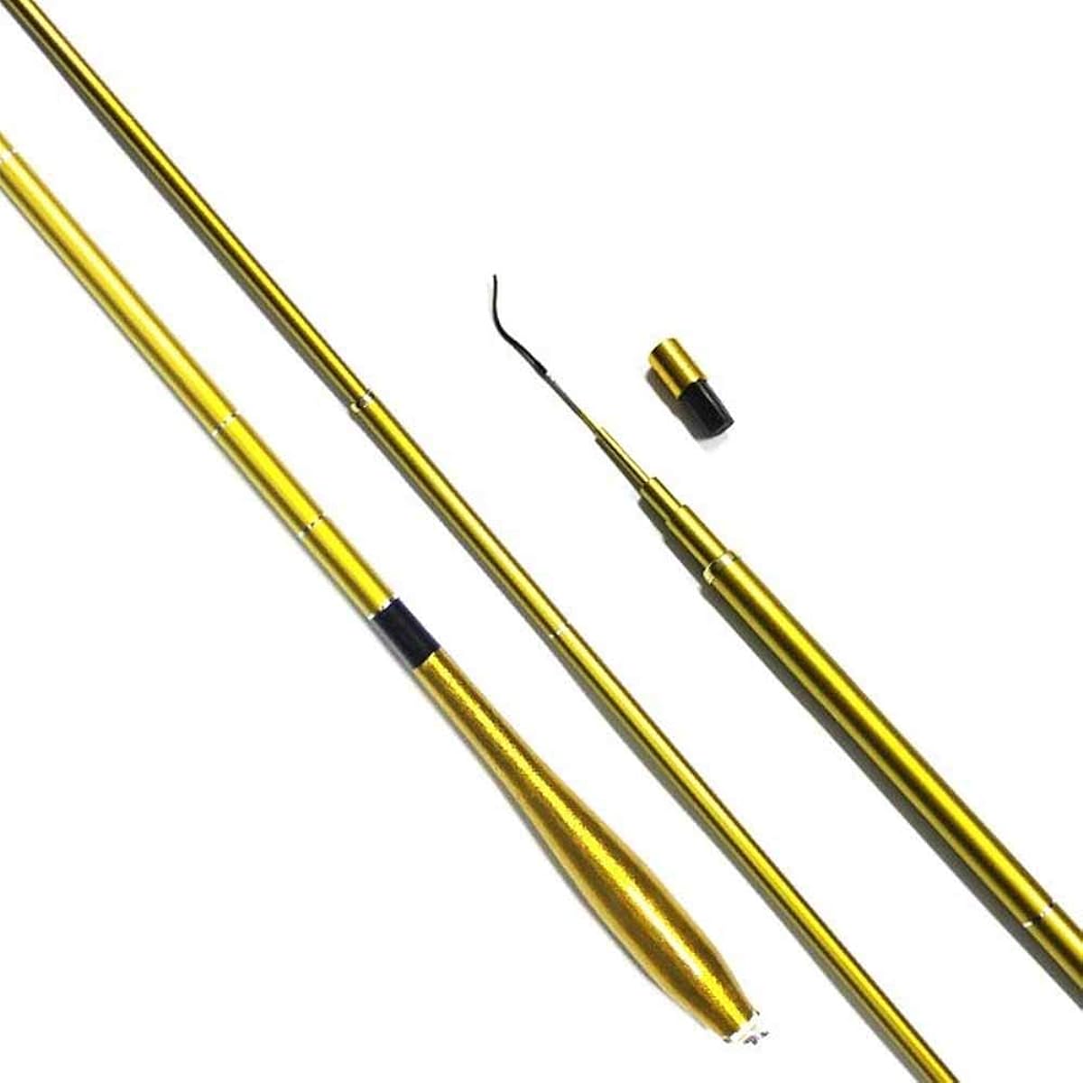 Wellvie Hera Rod Fishing Rod Herabuna Rod Fishing Rod Approx. 13 shaku Approx. 3.9 m Swing High Elasticity Lightweight Slender Carbon Hera Rod Freshwater Rod High Carbon (Gold)