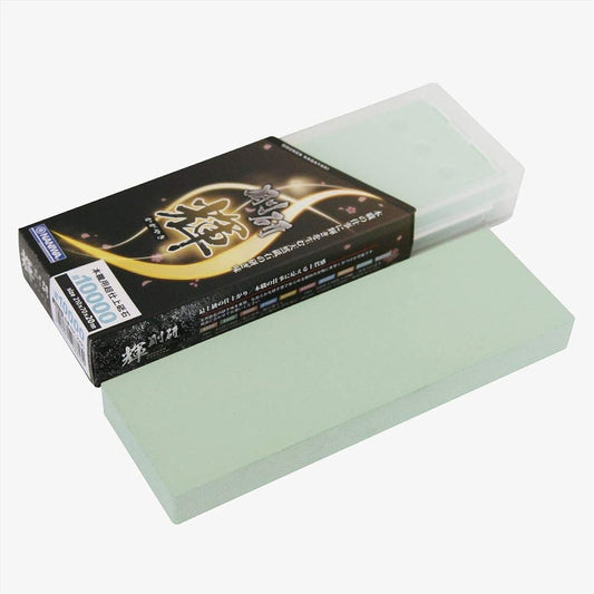 Naniwa Polishing Industry Naniwa Professional Whetstone Goken Kagayaki #10000 Includes sharpening stand and storage case 210 x 70 x 20 mm NK-2290