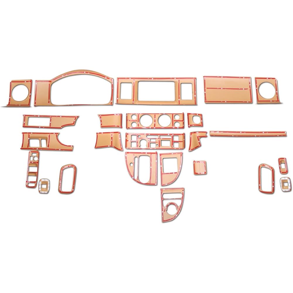 TRISTAR'S [Every Evan DA64V Every Wagon DA64W] Interior Panel, 24P, Brown Grain Wood