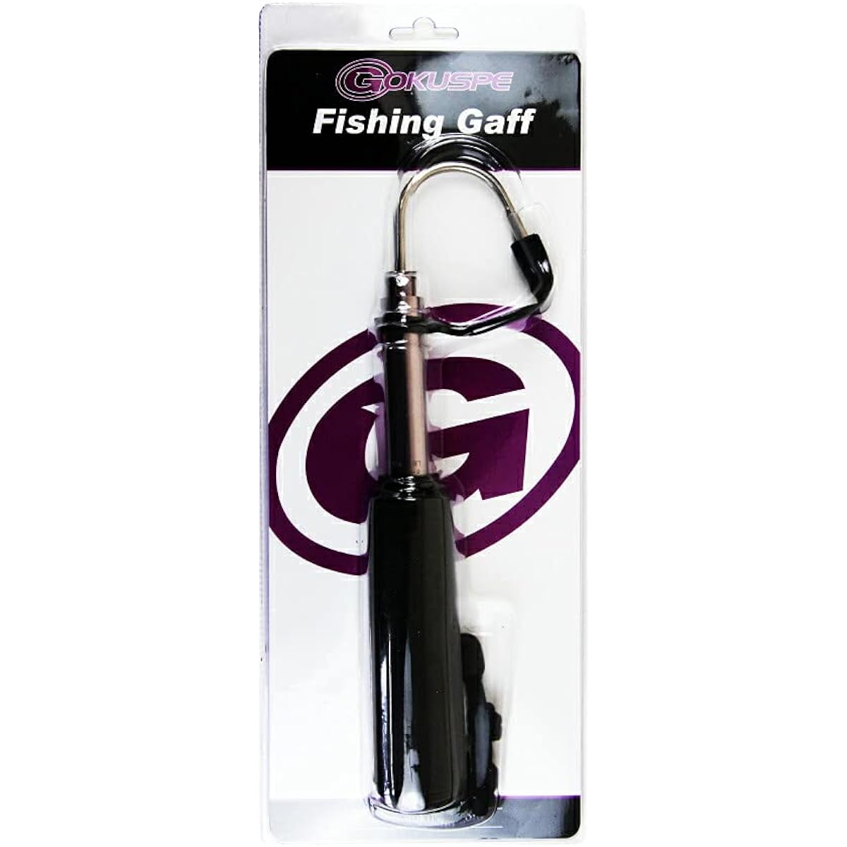 Gokuspe Gaff with telescopic scale When stored = 27cm / When used = 62cm