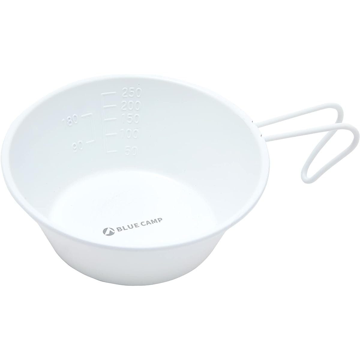 BLUE CAMP Sierra Cup WHITE White Open flame compatible Made in Japan Made in Tsubame-Sanjo Shallow type 320ml