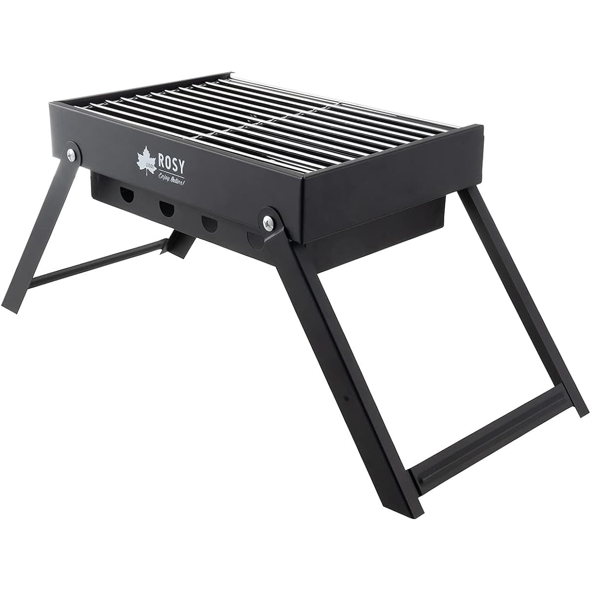 LOGOS ROSY Easy Cooking Grill 81064174 Black [When assembled] (approx.) Width 56 x Depth 23 x Height 23 cm