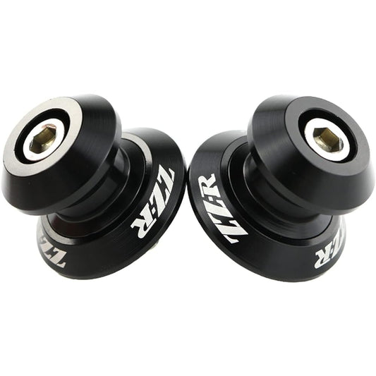 Stand Screw Slider Suitable for Kawasaki ZZR600 2003 2004 2005 2006 2007 2008 2009 Rear Rocker Screw Slider Spool Bracket Spool CNC Aluminum Alloy (Color: Black)