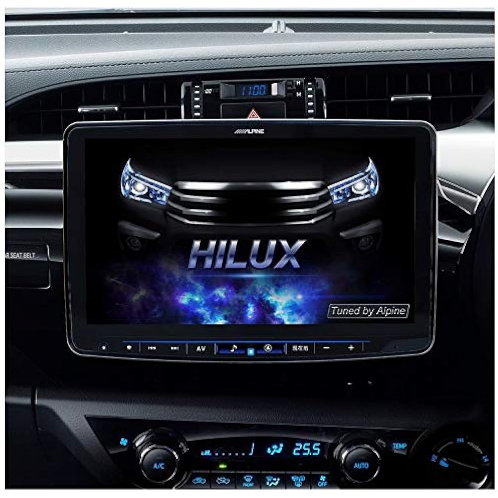 ALPINE Car navigation installation kit for XF11 series Hilux (2017.9-present) KTX-XF11-HL-125-NR