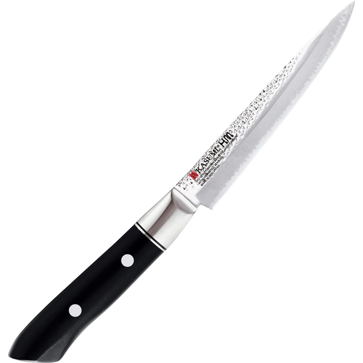 SUMIKAMA Kasumi Petty Knife Made in Japan 12cm Real Blade Sharpness Hammered Knife H.M. 72012