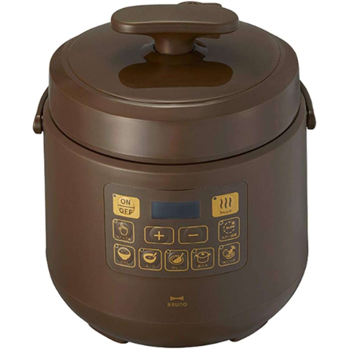 BRUNO Electric Pressure Cooker Occasional Home Appliance, Lazy Cooking, Multi-Pressure Cooker, Mother's Day, Birthday, BOE058-BR Brown