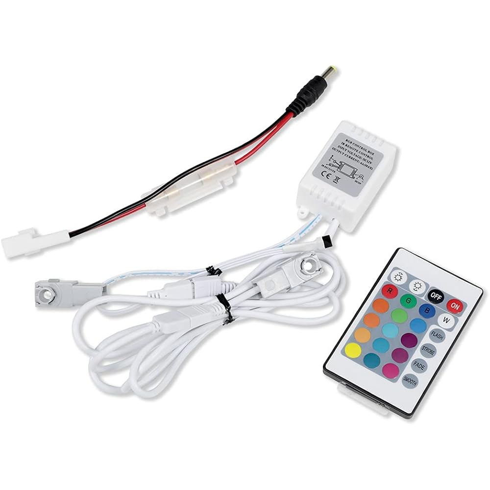YOURS Rise Exclusive RGB LED Foot Lamp, 16 Colors, Light Intensity Adjustment, Remote Control Included, Exclusive Design, Easy Installation, RAIZE Toyota Y29-3874 [2] M