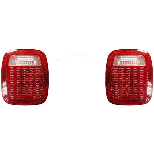 JEEP WRANGLER 1987-2006 (TJ) Tail Light lens cover only gasket & screw R = L driver and passenger seat side CH280810