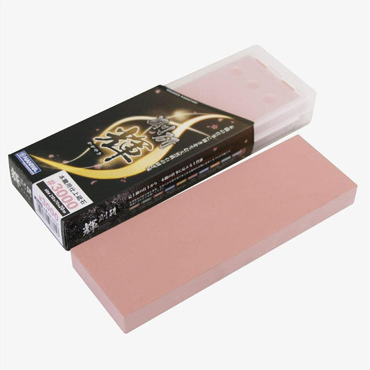 NANIWA Professional Whetstone Kagayaki #3000 Includes sharpening stand and storage case 210 x 70 x 20 mm NK-2230