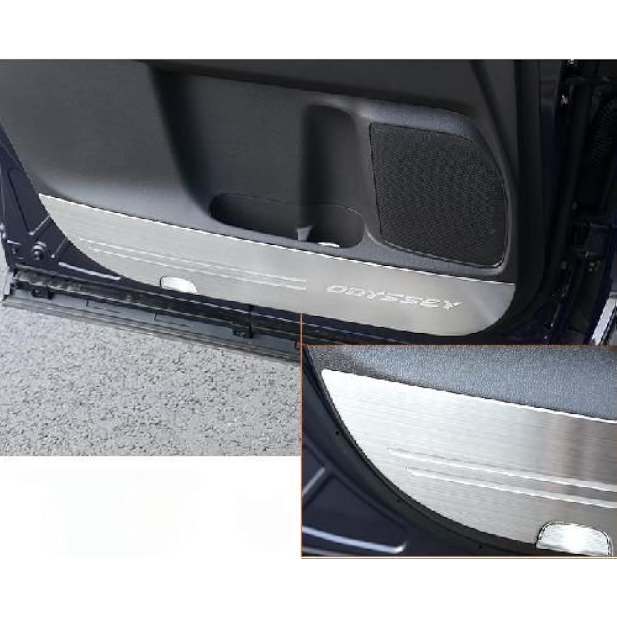 Odyssey RC1 RC2 RC4 Door Trim Guard Stainless Steel For Honda Car Interior Dress Up Custom Parts Accessories Interior Panel