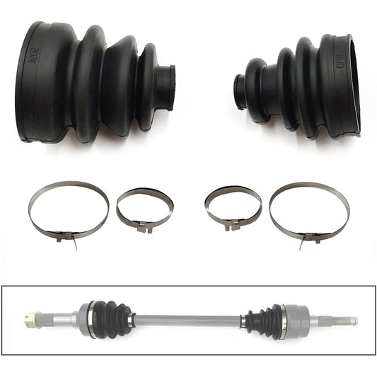 Hisun OEM Front Axle CV Boots Rubber Dust Boots UTV ATV Sector Vector 400 450 500 550 700 Massimo MSU500 MSU700 Axis Coleman Vetch Cadet Challenger (1 Pair)