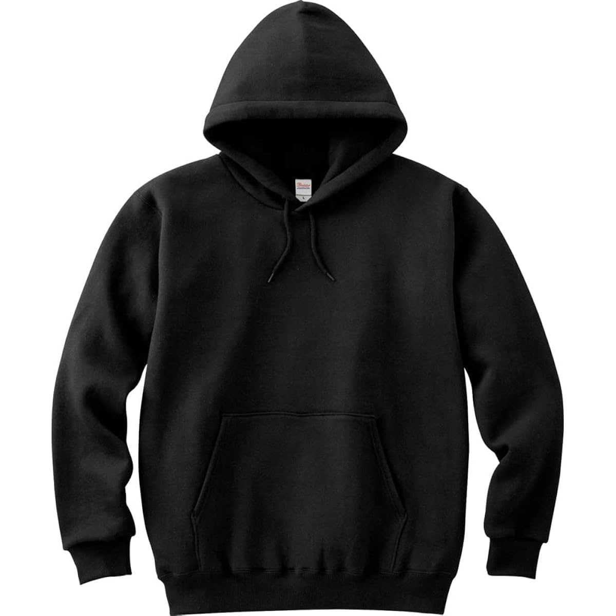 [Print Star] Sweatshirt Hoodie 8.4oz Fleece Hooded Light Parka [Pullover] 00216-MLH Black 2XL
