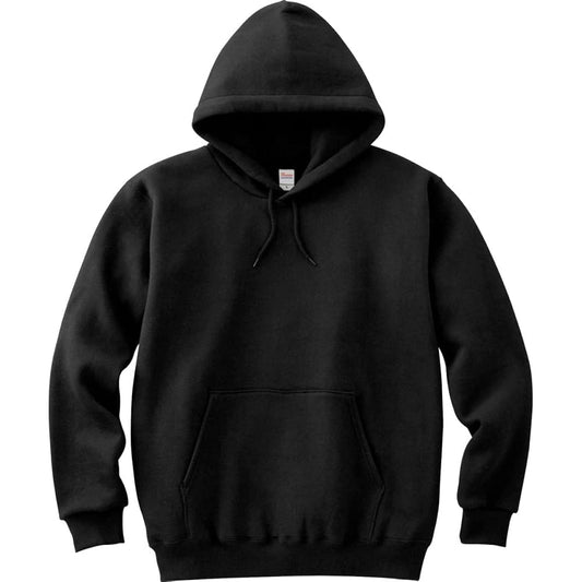 [Print Star] Sweatshirt Hoodie 8.4oz Fleece Hooded Light Parka [Pullover] 00216-MLH Black 2XL