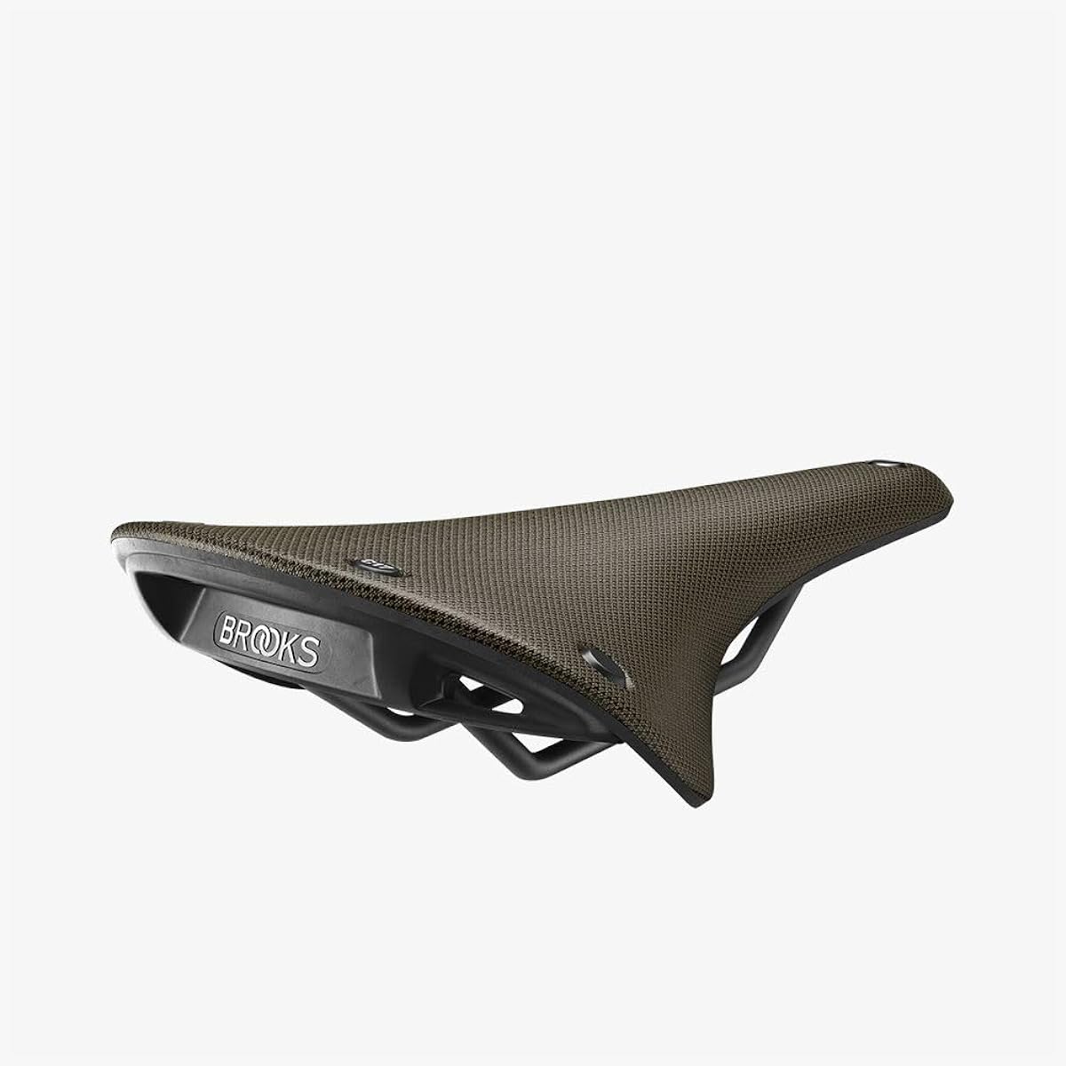 BROOKS Bicycle Saddle Cambium C17 Mud Green CAMBIUM C17 MUD GREEN Highly comfortable saddle with a bend similar to a leather saddle [Domestic regular product]