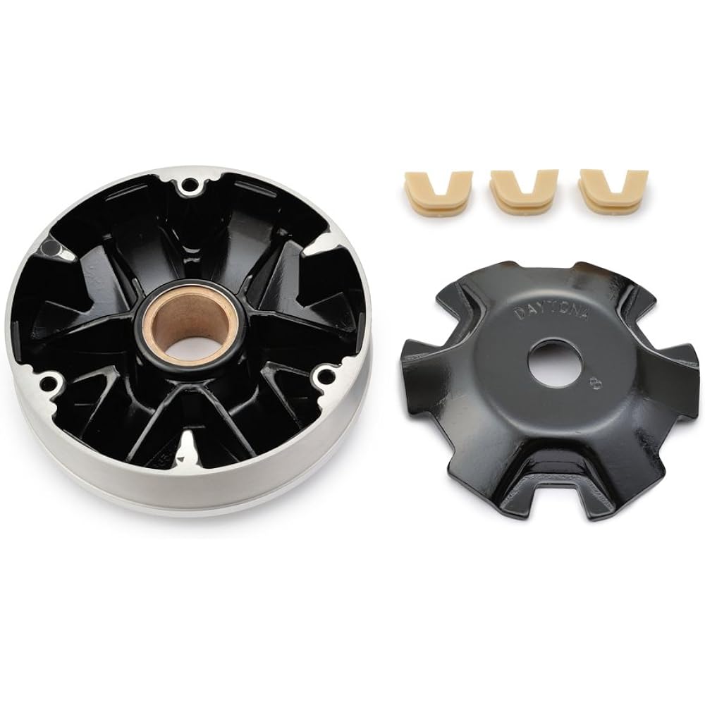 Daytona Super High Speed Pulley & Lamp Plate Set for Let's, Let's II/S/G/DX/L/Standard ('96-'06), Verde ('98-'04) 31393