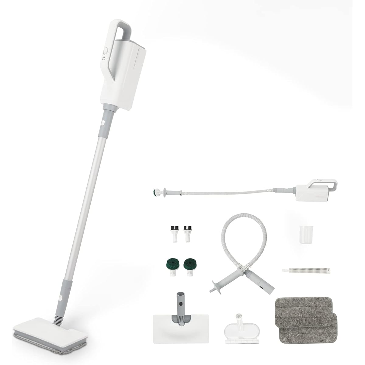 Smativ+ Steam Cleaner Steam Mop Multi-Cleaner LEHIMC700 High Temperature Steam 15 Piece Set Instant Start Steam Mop Vacuum Cleaner Handy Compact Lightweight 1 Year Manufacturer Warranty