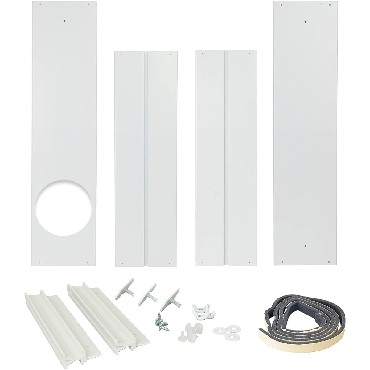 [Yamazen] YCWP-220 Terrace Window Panel Spot Cooler Portable Cooler Compatible with Window Frame Height up to 220cm Window Panel Terrace Window Mounting Frame Extension Window Frame