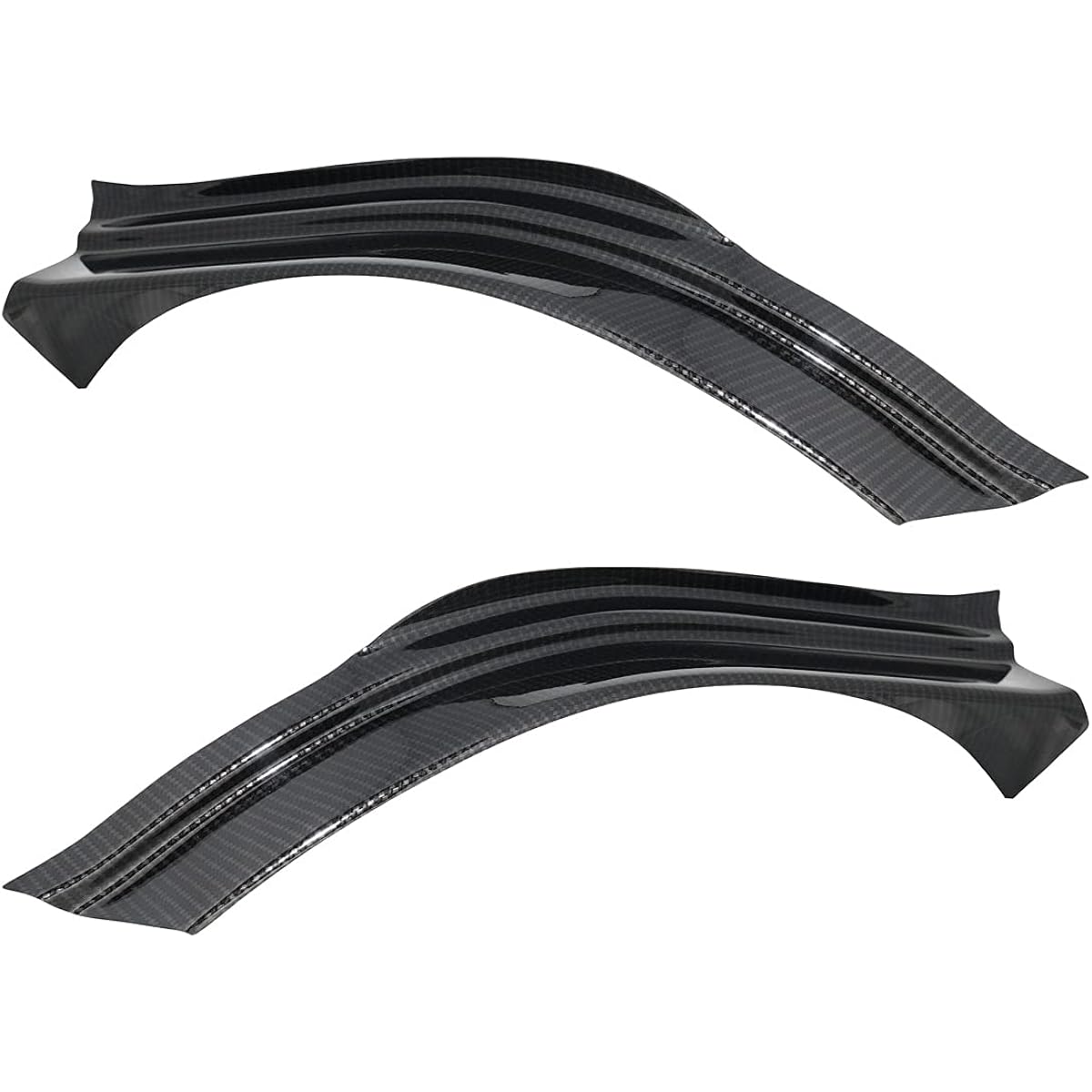 [Hiace 200 Series 1-7 Type] Front Scuff Plate, Step Plate, Left and Right Set (Twill Carbon Style)