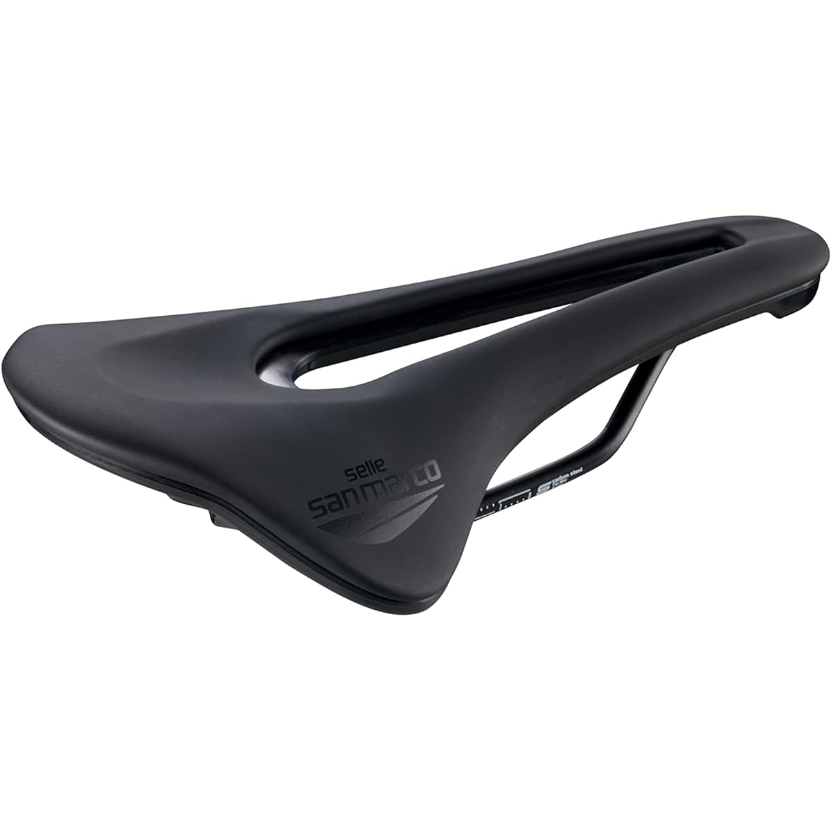 Selle Sanmarco Bicycle Saddle SHORTFIT 2.0 Open-Fit Sport Wide 287CW701