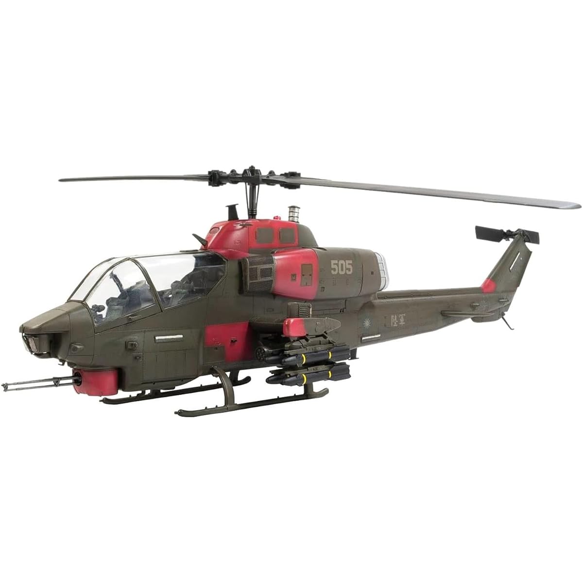 AFV Club 1/35 Taiwan Army AH-1W Super Cobra Attack Helicopter NTS Upgrade Plastic Model FV35S21