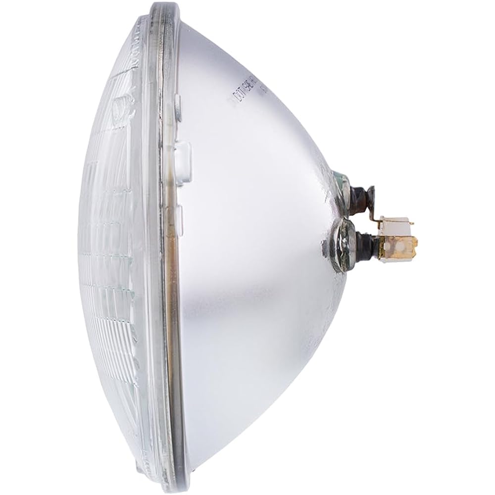 UNITED PACIFIC 30354 7 inch (178mm) High -performance shielded beam headlight glass lens high & low function 12V 60/50W H6014/H6024 For replacement -1 unit