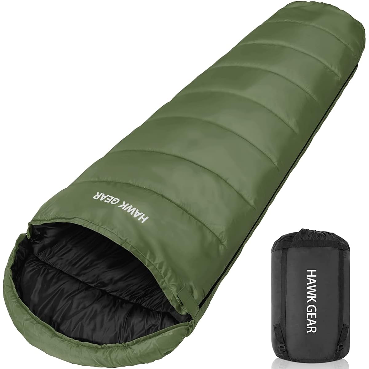 [HAWK GEAR] Sleeping bag, sleeping bag, mummy type, camping, outdoor, -15 degrees cold resistant, simple waterproof, all seasons