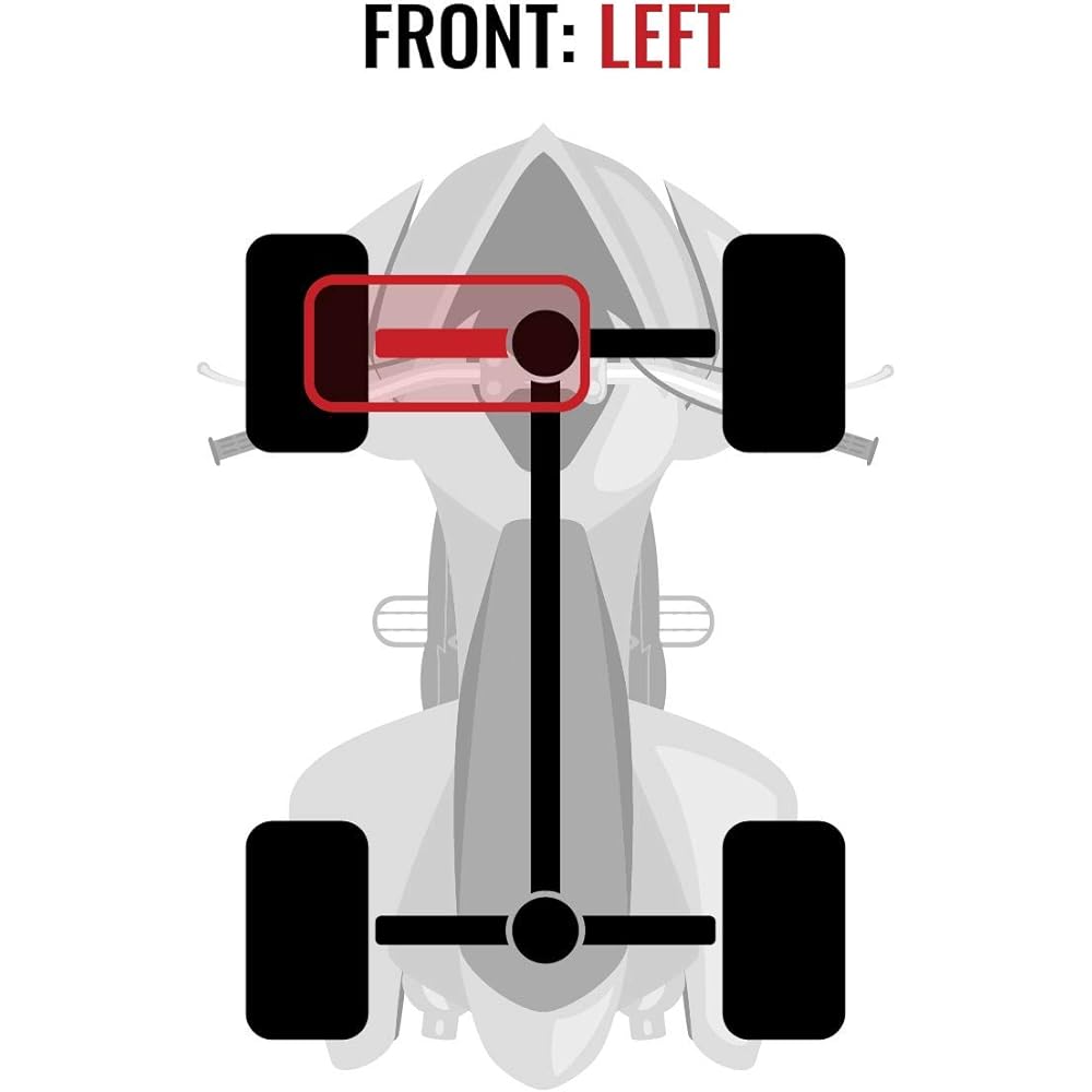 Sixity XT Front left car axis ARCTIC CAT 300 1998-2001-4x4