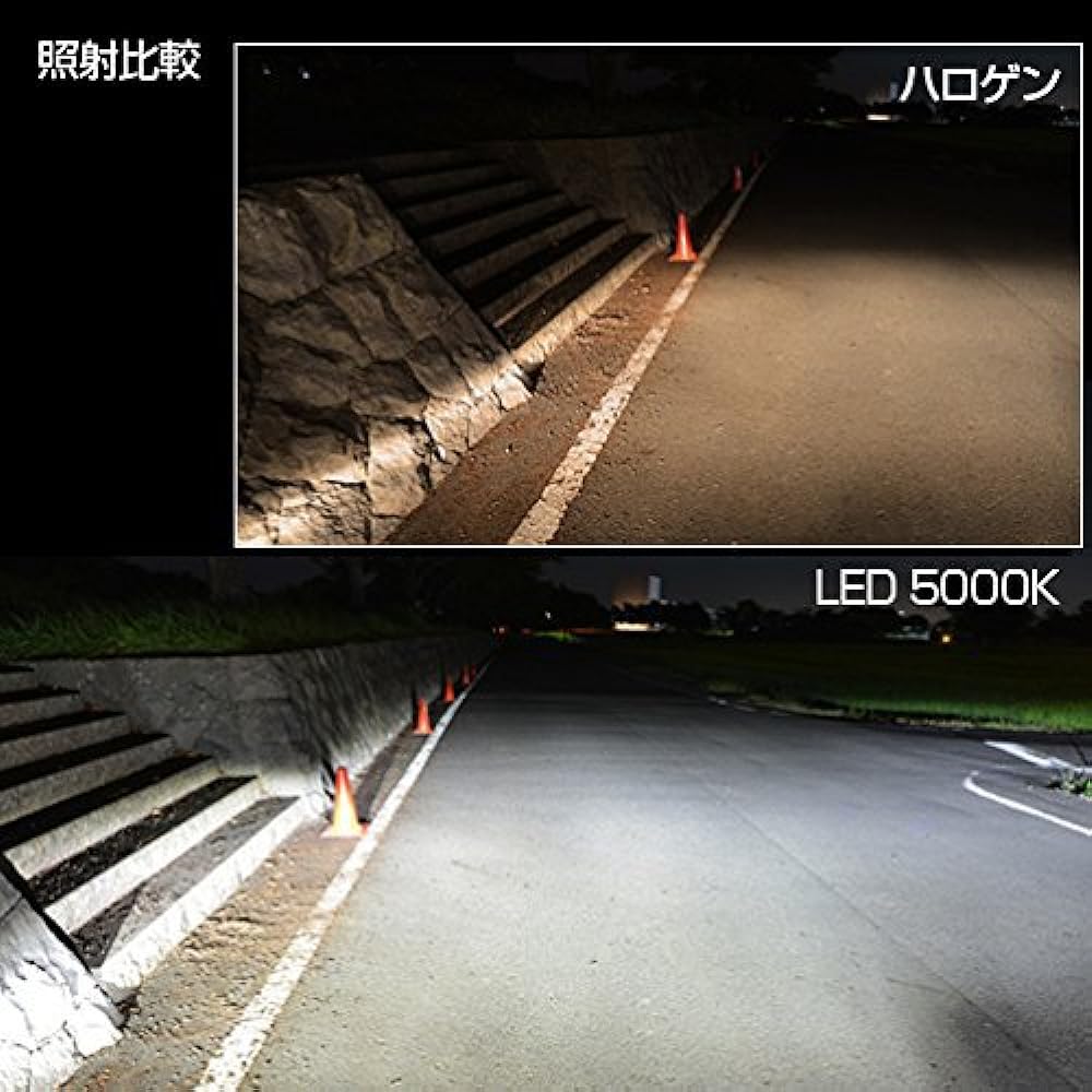 IPF Fog Lamp LED Car HB4 2700lm 6500K White 12V 2 Pieces Compatible with Vehicle Inspection Separate Driver Unit Fanless Specification Noise Countermeasured Overseas Limited Model V153FLB