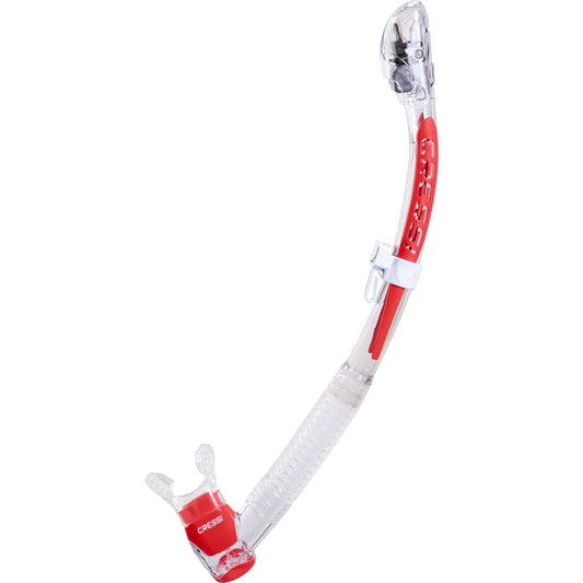 CRESSI Scuba Snorkeling Snorkel [ITACA ULTRA DRY] Patented Dry Guard Soft Silicone Mouthpiece with Drain Valve [Genuine Product]