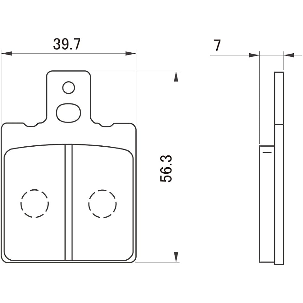 Daytona Motorcycle Brake Pad Red Pad (Semi Metal Pad) For Monster 1100 (04-05) Monster S4 (01-03) M800 (03-04) M620 (02-05) etc. Rear 79848 Thread No: 64