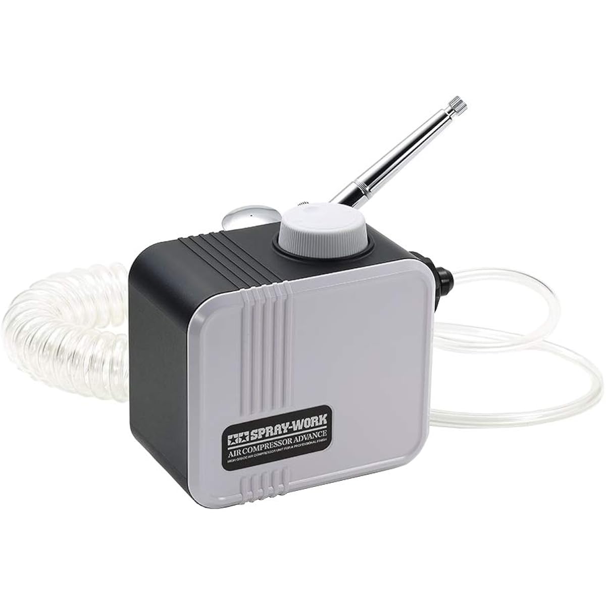 Tamiya Air Brush System No.63 Spray Work Compressor Advance (with Supermax Air Brush SX0.3D) Hobby Painting Tool 74563