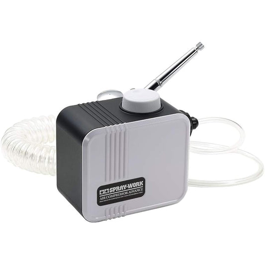 Tamiya Air Brush System No.63 Spray Work Compressor Advance (with Supermax Air Brush SX0.3D) Hobby Painting Tool 74563