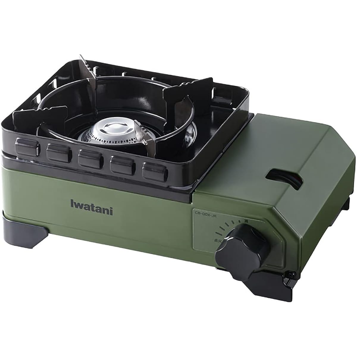 Iwatani Body: Steel Plate Cassette Stove Tough Maru Jr. Made in Japan Dutch Oven Usable Olive