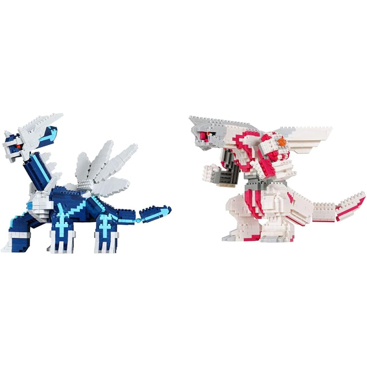 [Nanoblock Pokemon Set] Pokemon Dialga Deluxe Edition NBPM_094 + Pokemon Palkia Deluxe Edition NBPM_095