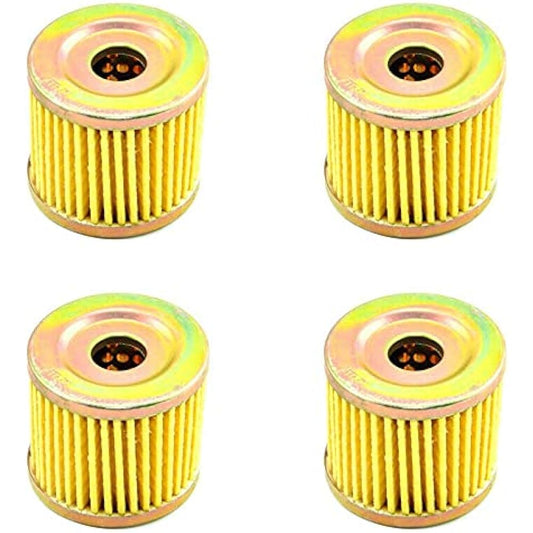 Motorcycle Oil Filter S/UZU-KI GN125 82-83 GN125E 1991-2000 GS125 1979-1982 GS125 ES 1983-2000 (Color: 4PC)
