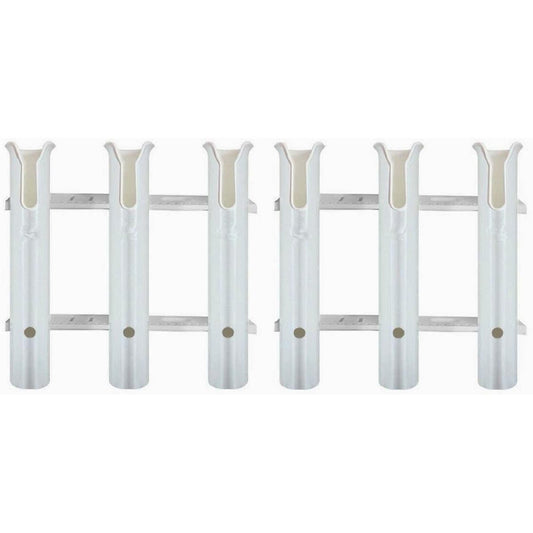 [mikan] 3 row rod holder set of 2 fishing rod holder fishing rod holder with mounting screws