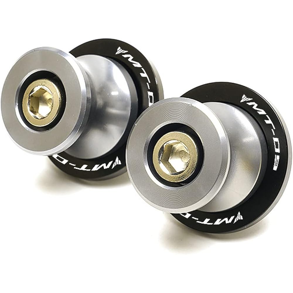 Uminino 6mm Motorcycle Swingarm Spool Slider Swing Screw Stand For Yamaha MT-09 MT 09 MT09 Tracer XSR900 XSR 900 Swingarm Slider Spool (Size: S Grey)