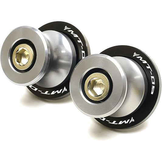 Uminino 6mm Motorcycle Swingarm Spool Slider Swing Screw Stand For Yamaha MT-09 MT 09 MT09 Tracer XSR900 XSR 900 Swingarm Slider Spool (Size: S Grey)