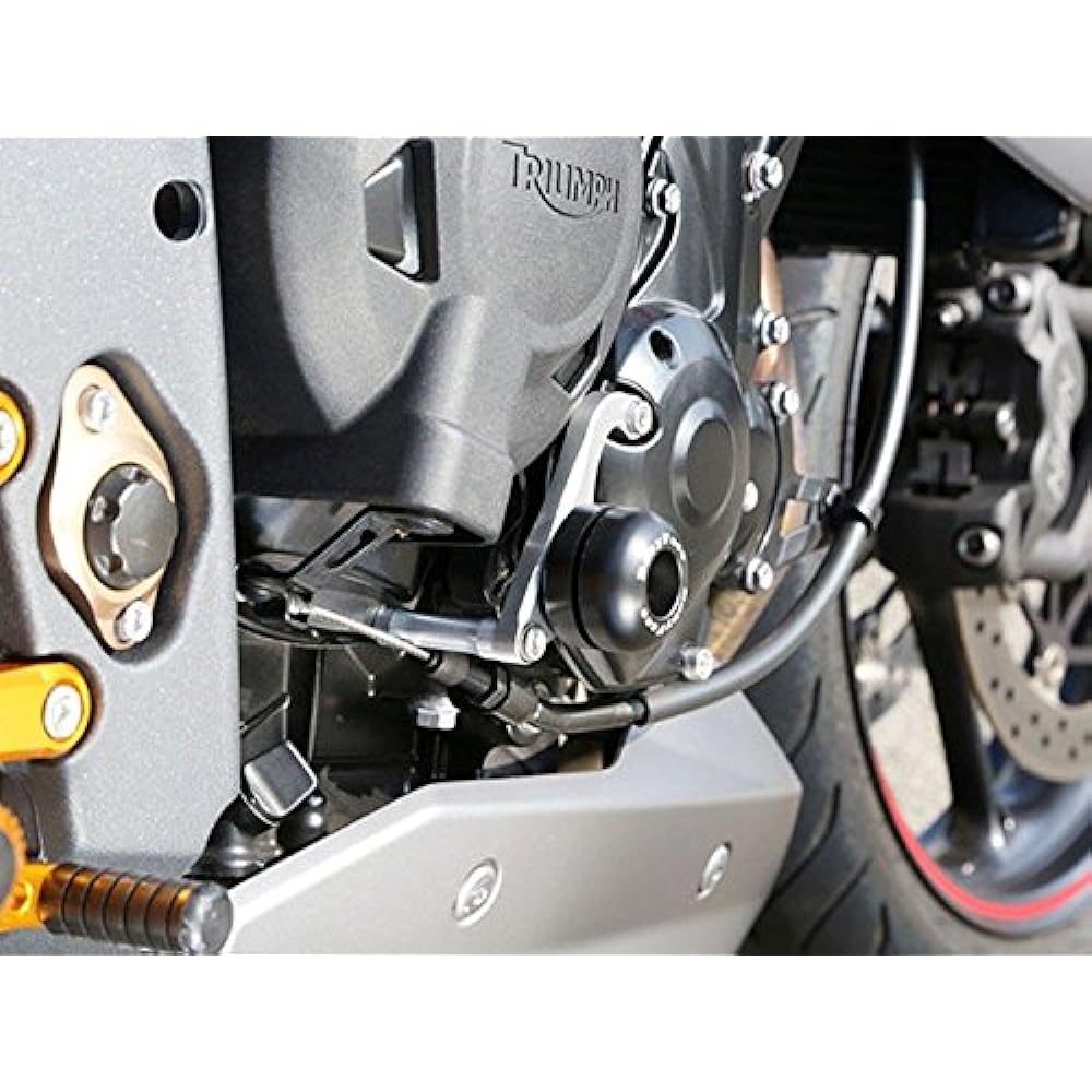 BABY FACE Engine Slider Right Duracon Resin Black STREET TRIPLE 675 [Street Triple] (13-)006-ST010R