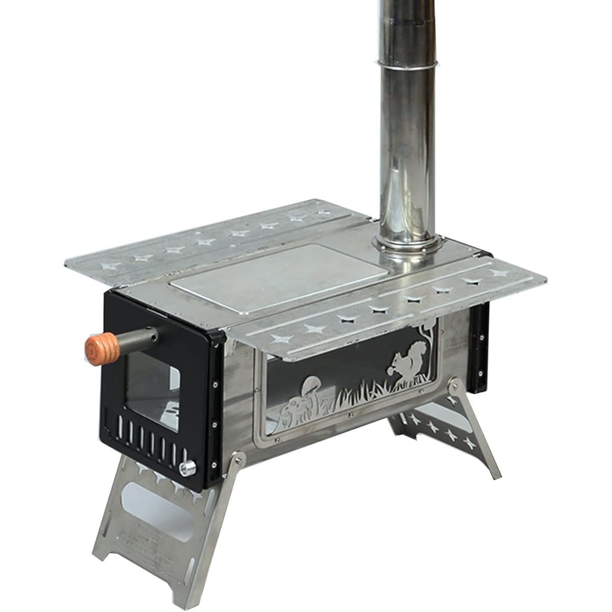 S'more Magic Stove Stove Camping Bonfire Stand Stack Chimney Compact
