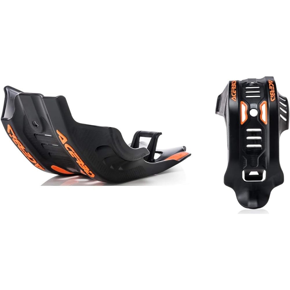 19 KTM 450SXF: Acerbis Glide plate (black/16 orange)