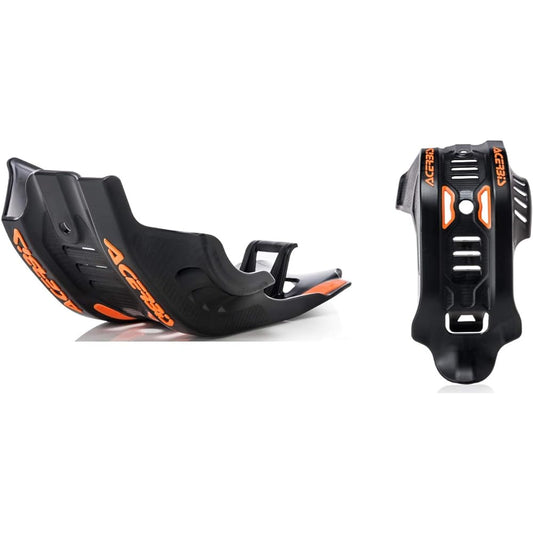 19 KTM 450SXF: Acerbis Glide plate (black/16 orange)
