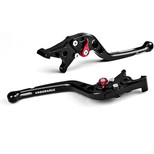 ENDURANCE Bike [Made to Order] Adjustable Lever Left and Right Set Short GIXXER 150 ED13N GIXXER 250 ED22B GIXXER SF250 ED22B Black JK531ED1S0A