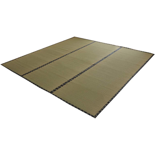 Ikehiko Igusa Overlay Carpet, 2 tatami mats, Domestic Itobiki Woven "Plum Blossom", 61-ken 2 tatami mats (approx. 185 x 185 cm)