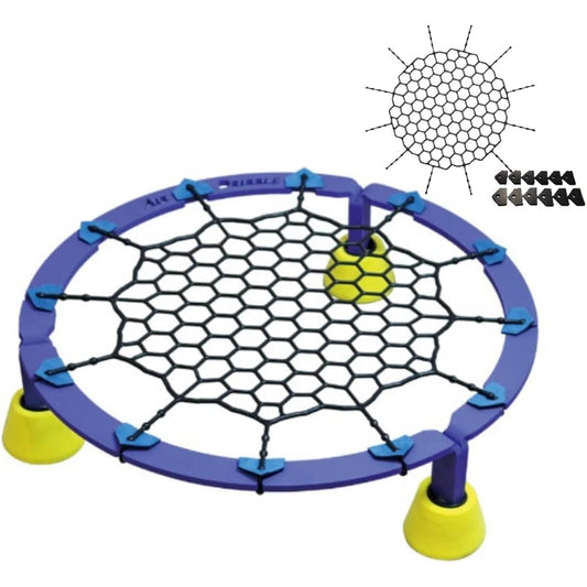 Air Dribble + Rubber Net Set Basketball Dribbling Practice Indoor Living Room Secret Weapon Overtake Your Rivals with Self-Training Training Equipment