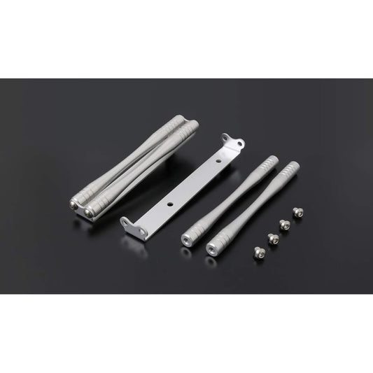 PMC Z900RS Radiator Side Rod, Silver, Aluminum 189-2232